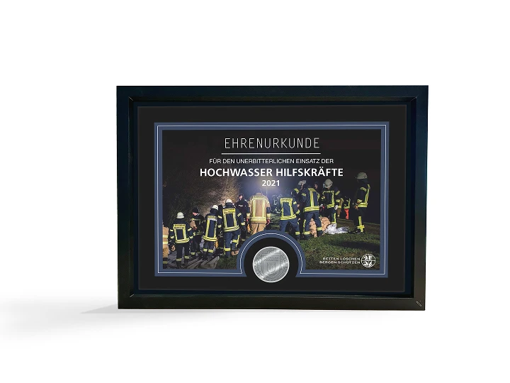 Medaillen mit Urkunde Image