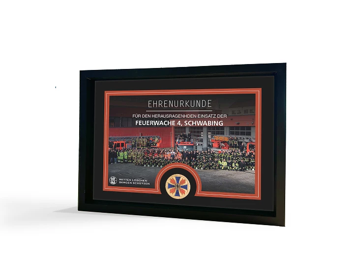 Medaillen mit Urkunde Image