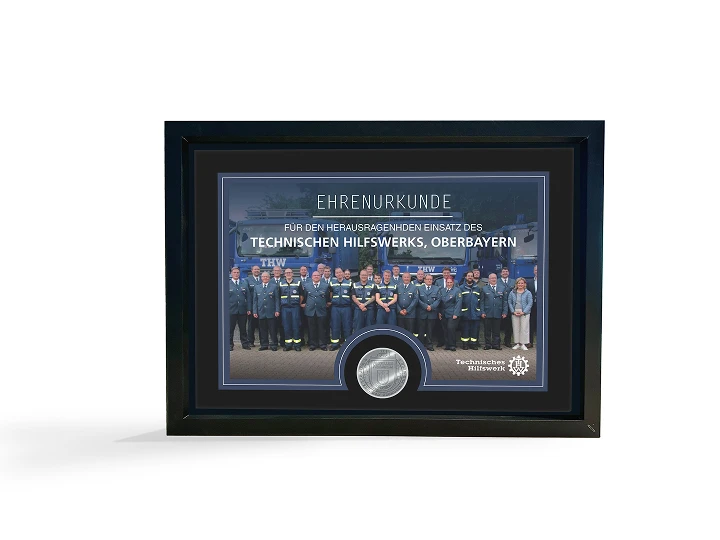 Medaillen mit Urkunde Image