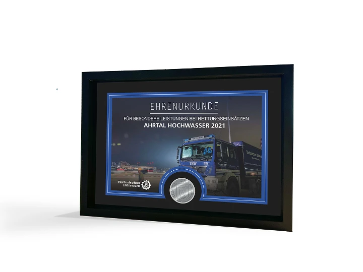 Medaillen mit Urkunde Image